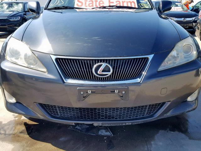 JTHBK262285081183 - 2008 LEXUS IS 250 BLACK photo 9