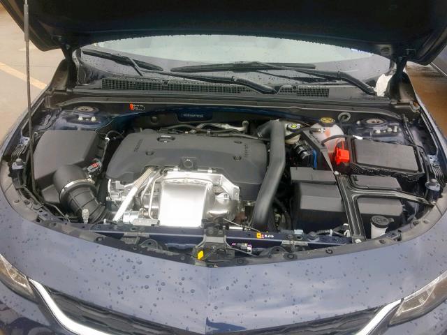 1G1ZE5SX3JF196717 - 2018 CHEVROLET MALIBU PRE BLUE photo 7