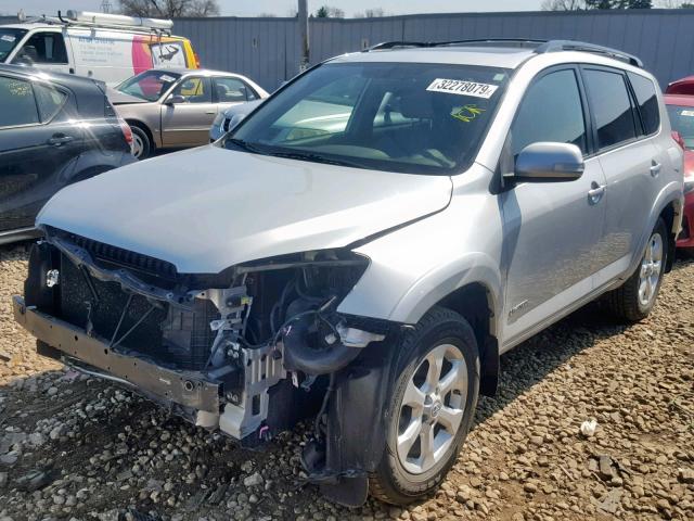 JTMDK4DV6A5093474 - 2010 TOYOTA RAV4 LIMIT SILVER photo 2