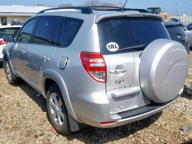 JTMDK4DV6A5093474 - 2010 TOYOTA RAV4 LIMIT SILVER photo 3