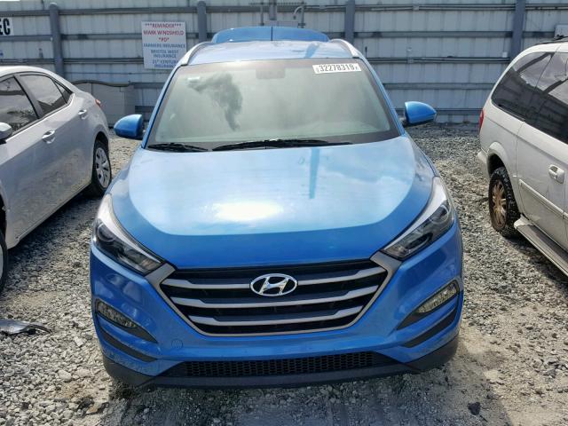 KM8J33A4XHU269363 - 2017 HYUNDAI TUCSON LIM BLUE photo 9