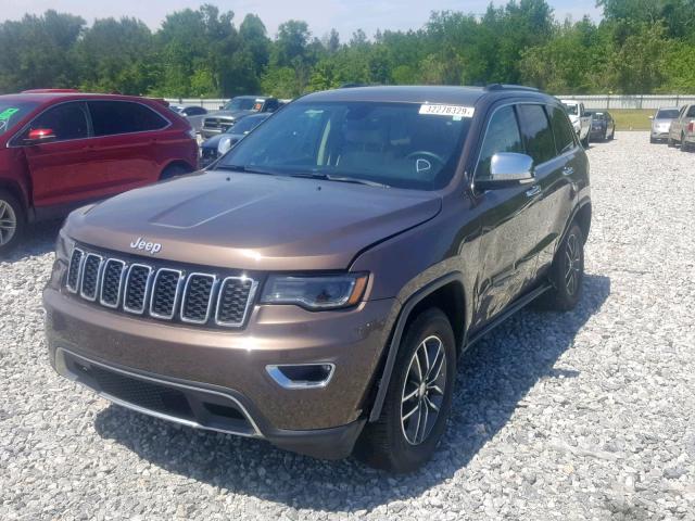 1C4RJFBG4HC777230 - 2017 JEEP GRAND CHER BROWN photo 2