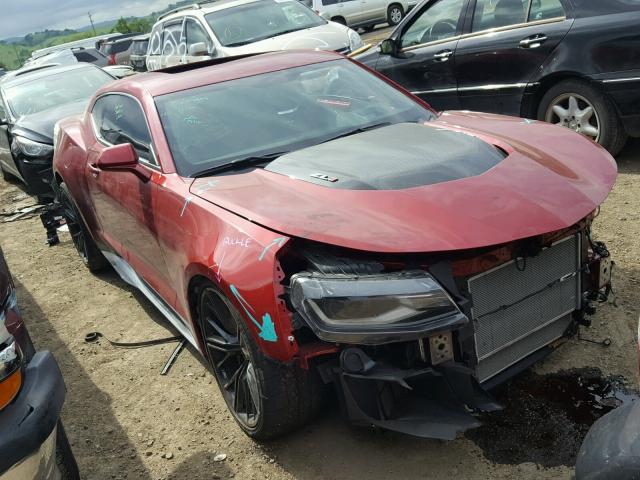 1G1FK1R63J0172065 - 2018 CHEVROLET CAMARO ZL1 RED photo 1