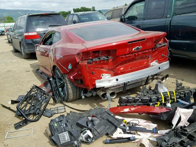 1G1FK1R63J0172065 - 2018 CHEVROLET CAMARO ZL1 红色 照片 3