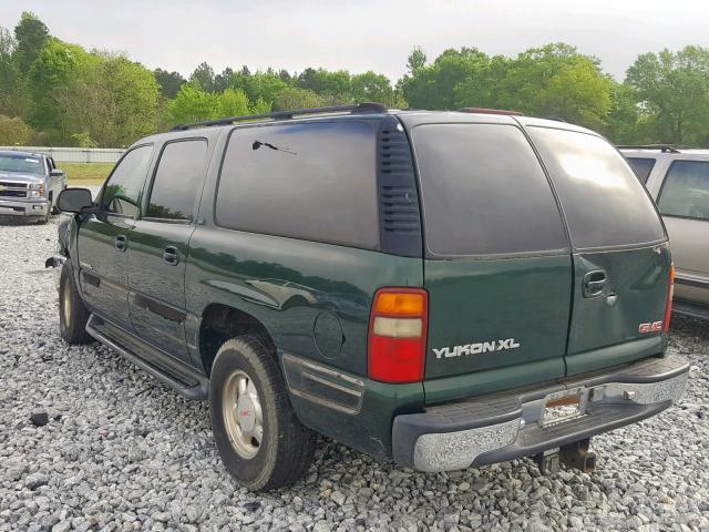 3GKEC16T11G170695 - 2001 GMC YUKON XL C GREEN photo 3