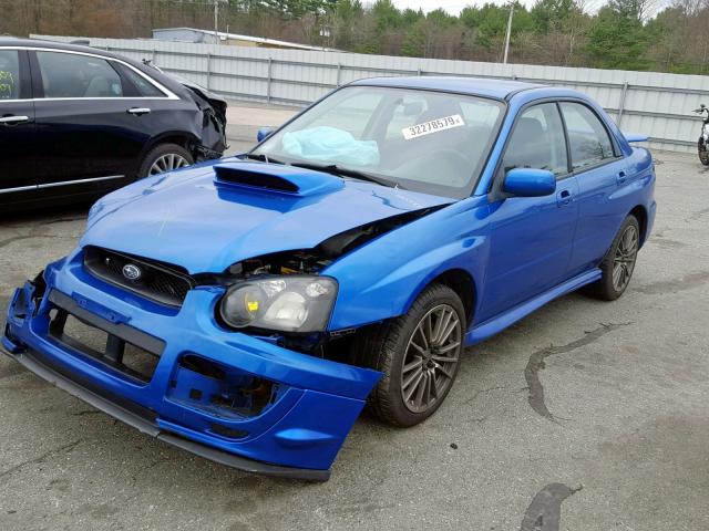 JF1GD29664G509731 - 2004 SUBARU IMPREZA WR BLUE photo 2