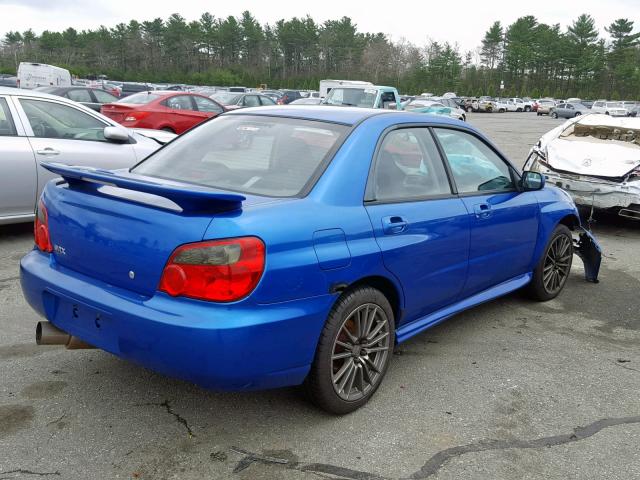 JF1GD29664G509731 - 2004 SUBARU IMPREZA WR BLUE photo 4