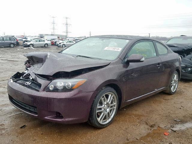 JTKDE167990295098 - 2009 TOYOTA SCION TC PURPLE photo 2