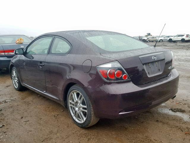 JTKDE167990295098 - 2009 TOYOTA SCION TC PURPLE photo 3