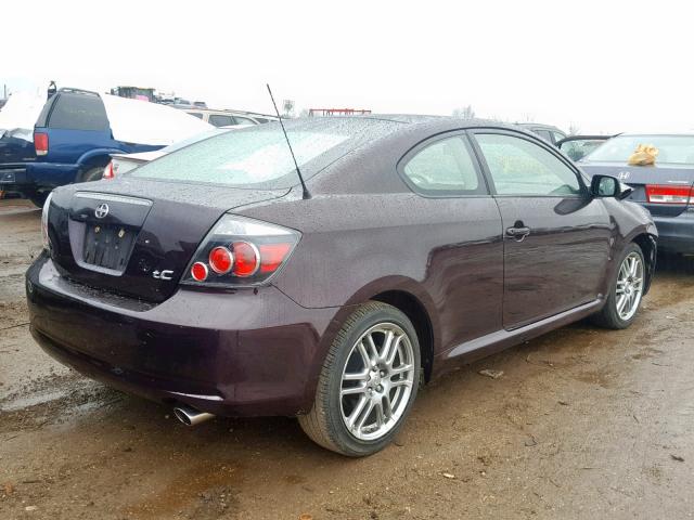 JTKDE167990295098 - 2009 TOYOTA SCION TC PURPLE photo 4