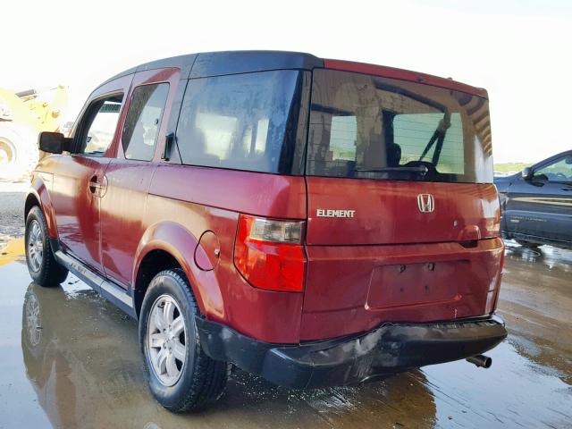 5J6YH18766L008298 - 2006 HONDA ELEMENT EX RED photo 3