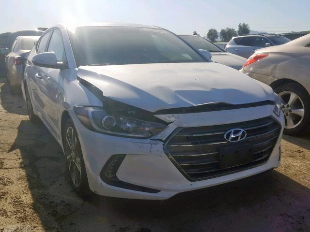 5NPD84LF6HH040549 - 2017 HYUNDAI ELANTRA WHITE photo 1