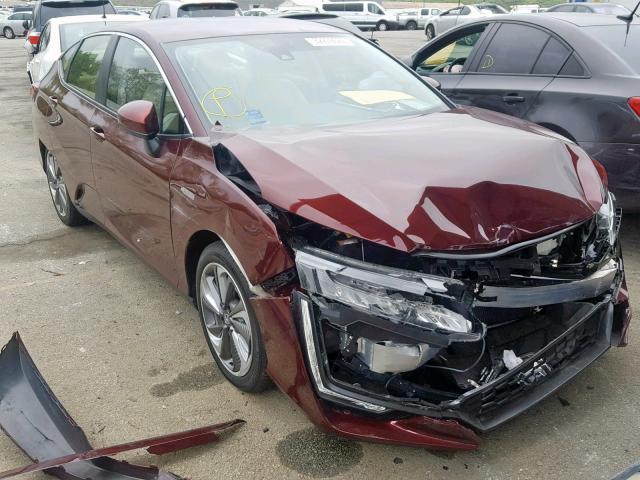 JHMZC5F19JC016336 - 2018 HONDA CLARITY BURGUNDY photo 1