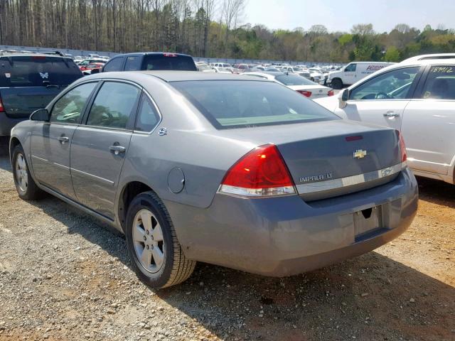 2G1WT58NX79246562 - 2007 CHEVROLET IMPALA LT BLUE photo 3