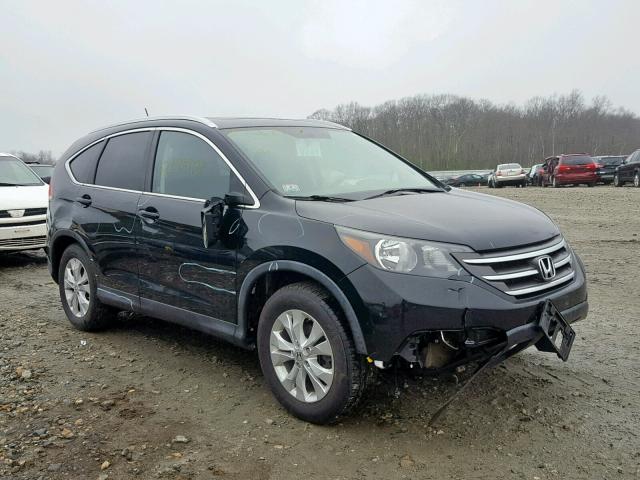 2HKRM4H71CH624157 - 2012 HONDA CR-V EXL BLACK photo 1