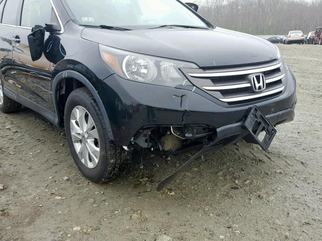 2HKRM4H71CH624157 - 2012 HONDA CR-V EXL BLACK photo 9