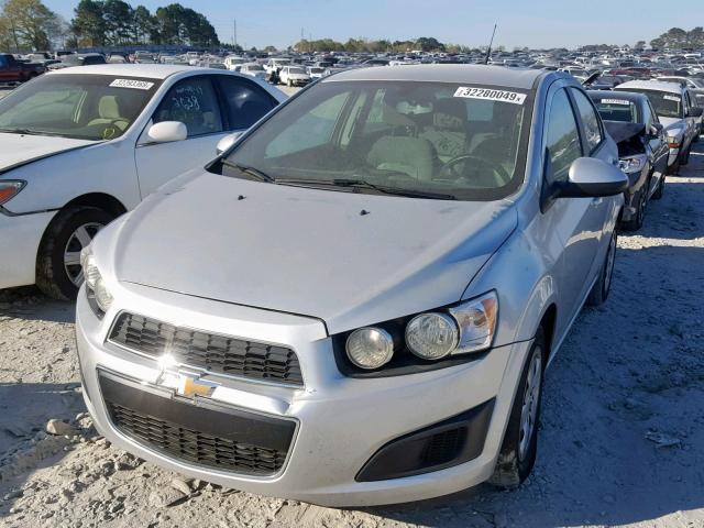1G1JA5SH4E4197555 - 2014 CHEVROLET SONIC LS 银色 照片 2