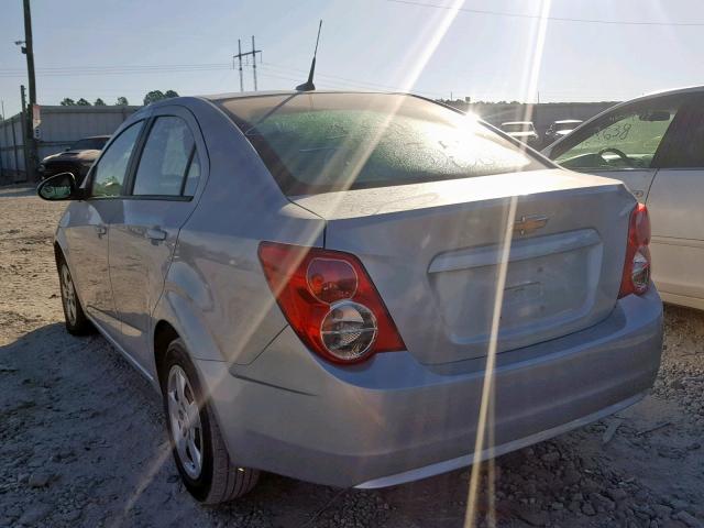 1G1JA5SH4E4197555 - 2014 CHEVROLET SONIC LS 银色 照片 3