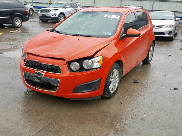 1G1JA6SH8C4203473 - 2012 CHEVROLET SONIC LS ნარინჯისფერი ფოტო 2