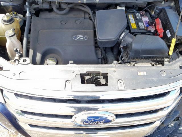 2FMDK3GC4BBB11709 - 2011 FORD EDGE SE BLUE photo 7