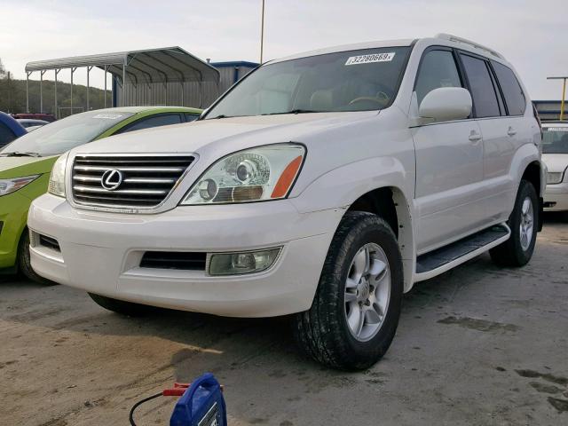 JTJBT20X270140521 - 2007 LEXUS GX 470 WHITE photo 2