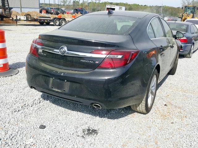 2G4GN5EX6F9227013 - 2015 BUICK REGAL PREM BLACK photo 4