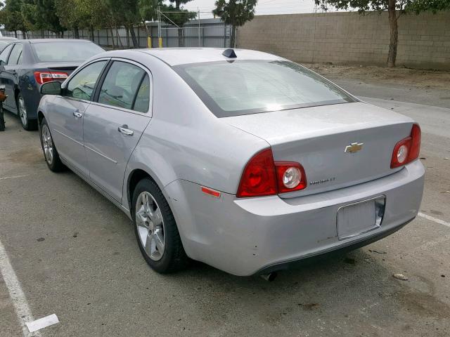 1G1ZD5E02CF196504 - 2012 CHEVROLET MALIBU 2LT SILVER photo 3