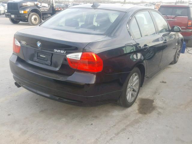 WBAVC53597FZ80155 - 2007 BMW 328 I SULE BLACK photo 4