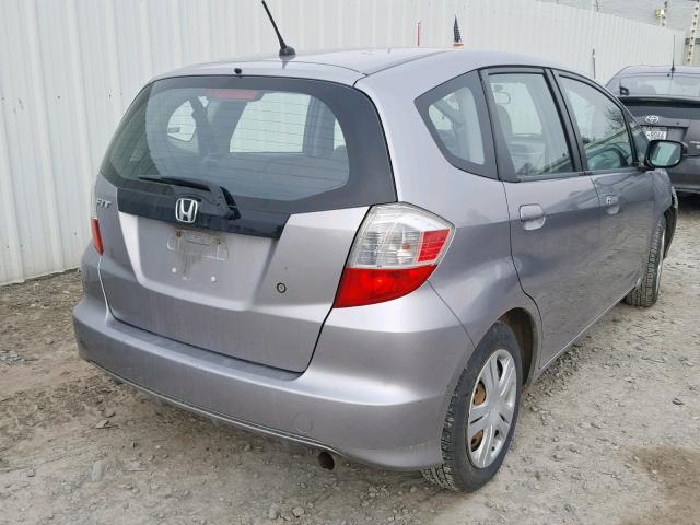 JHMGE87229S052008 - 2009 HONDA FIT GRAY photo 4