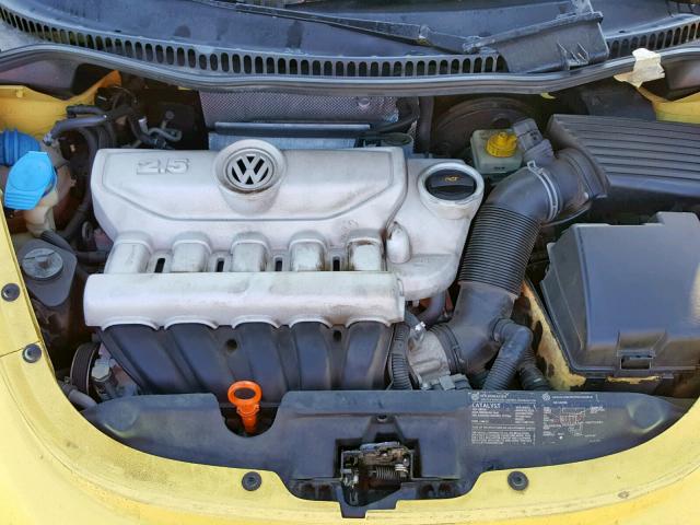 3VWSW31C86M412199 - 2006 VOLKSWAGEN NEW BEETLE ყვითელი ფოტო 7
