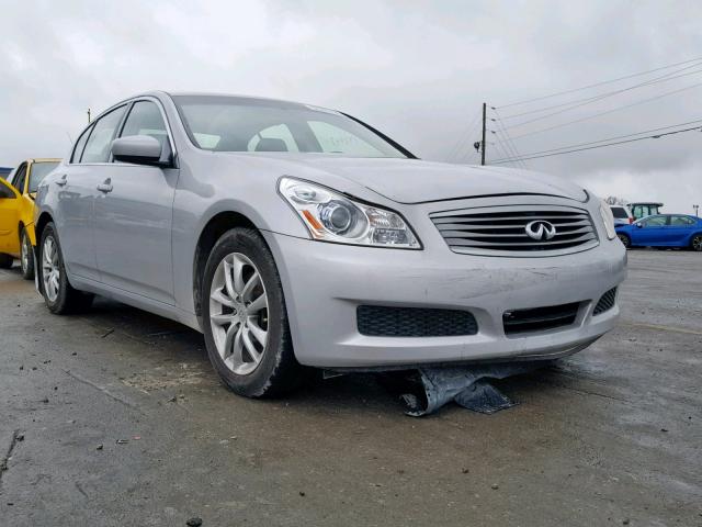 JNKCV61F29M360363 - 2009 INFINITI G37 SILVER photo 1