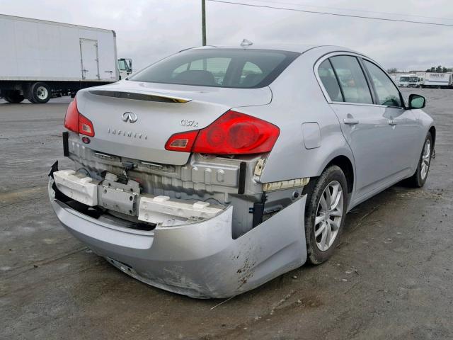 JNKCV61F29M360363 - 2009 INFINITI G37 SILVER photo 4