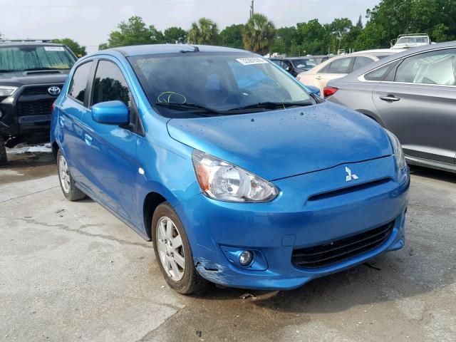 ML32A3HJ8EH003941 - 2014 MITSUBISHI MIRAGE DE BLUE photo 1