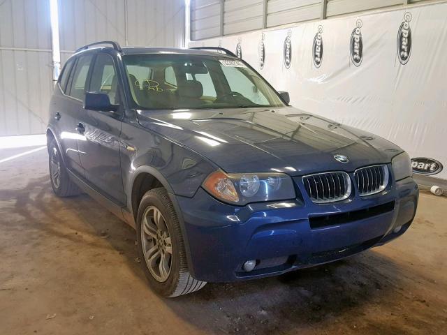 WBXPA93476WG89934 - 2006 BMW X3 3.0I BLUE photo 1