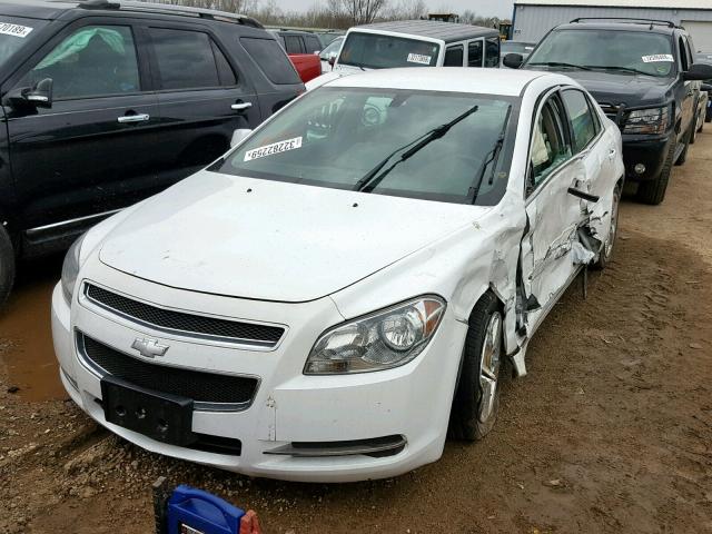 1G1ZD5EUXBF226012 - 2011 CHEVROLET MALIBU 2LT WHITE photo 2