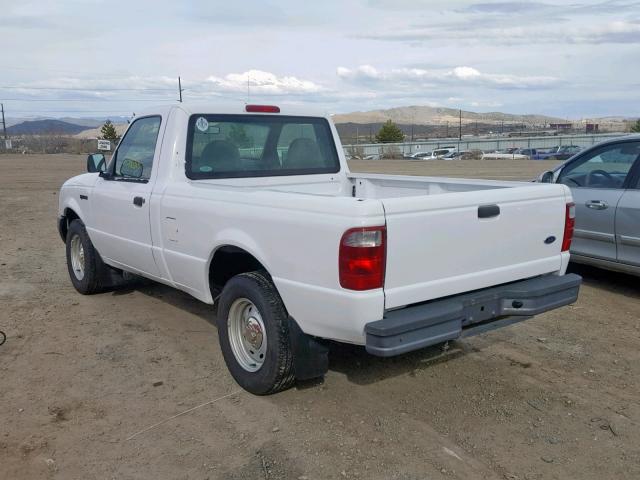 1FTYR10D91PB30630 - 2001 FORD RANGER WHITE photo 3