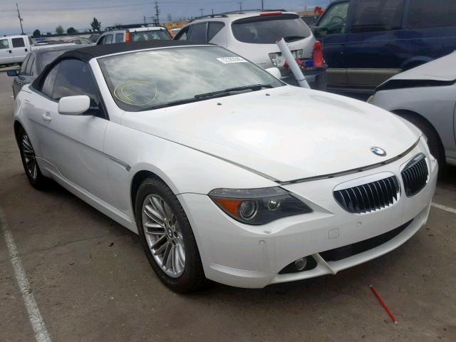 WBAEK13416CN76429 - 2006 BMW 650 I WHITE photo 1