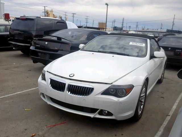 WBAEK13416CN76429 - 2006 BMW 650 I WHITE photo 2