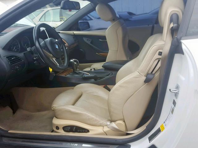 WBAEK13416CN76429 - 2006 BMW 650 I WHITE photo 5