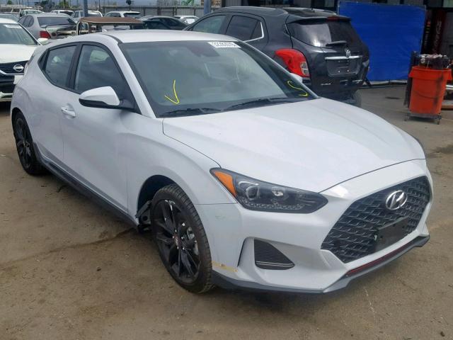 KMHTH6ABXKU005660 - 2019 HYUNDAI VELOSTER T WHITE photo 1