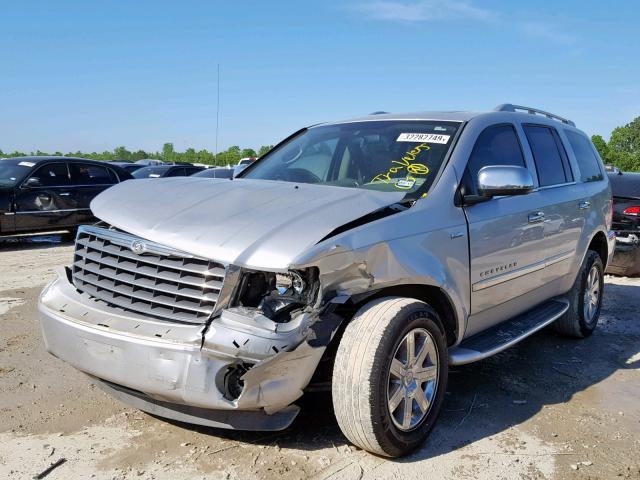 1A8HX58N78F133450 - 2008 CHRYSLER ASPEN LIMI SILVER photo 2
