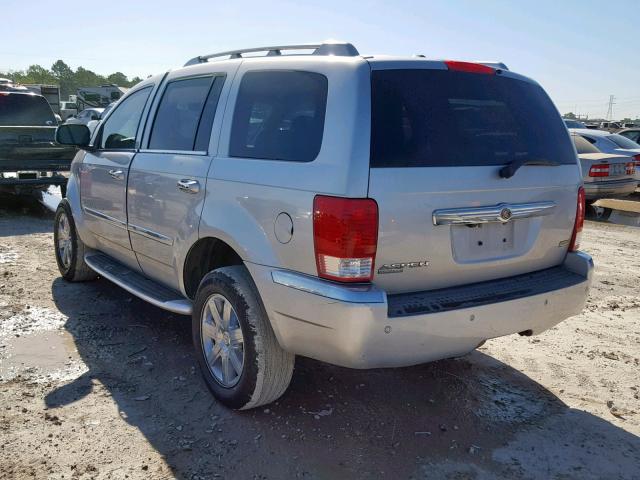 1A8HX58N78F133450 - 2008 CHRYSLER ASPEN LIMI SILVER photo 3