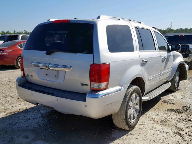 1A8HX58N78F133450 - 2008 CHRYSLER ASPEN LIMI SILVER photo 4