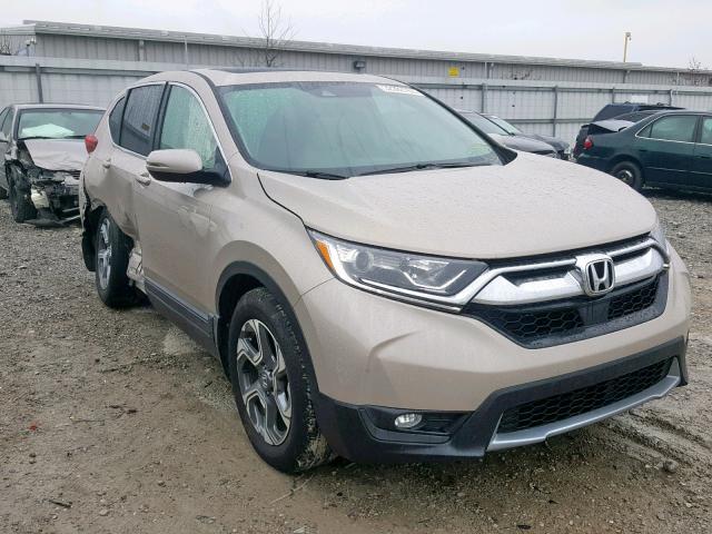 5J6RW2H88HL062486 - 2017 HONDA CR-V EXL BEIGE photo 1