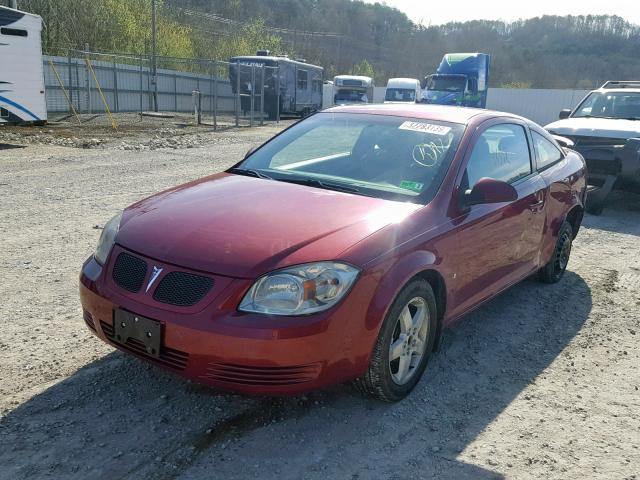 1G2AS18H897257642 - 2009 PONTIAC G5 BURGUNDY photo 2