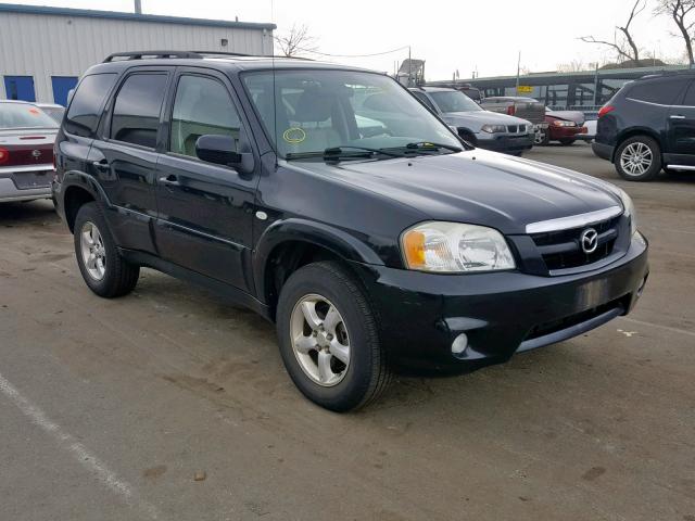 4F2CZ96185KM30488 - 2005 MAZDA TRIBUTE S BLACK photo 1