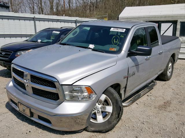 1C6RR7GT4ES409241 - 2014 RAM 1500 SLT SILVER photo 2