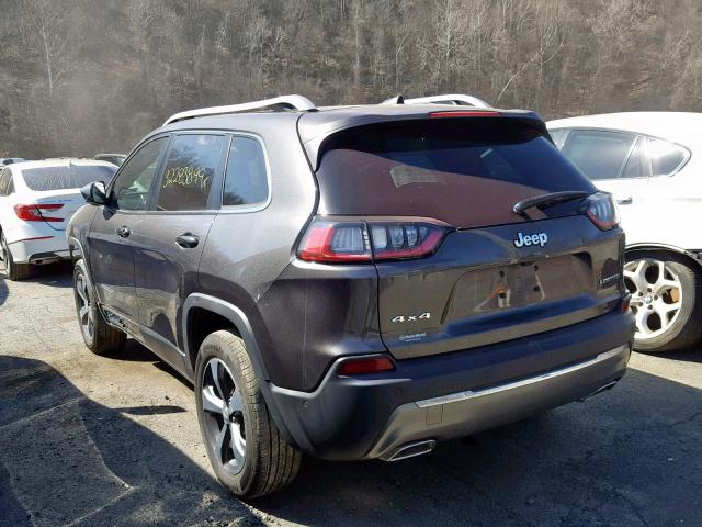 1C4PJMDX6KD102375 - 2019 JEEP CHEROKEE L CHARCOAL photo 3