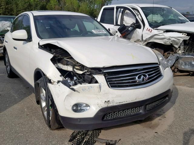 JNKAJ09E48M302037 - 2008 INFINITI EX35 BASE WHITE photo 1