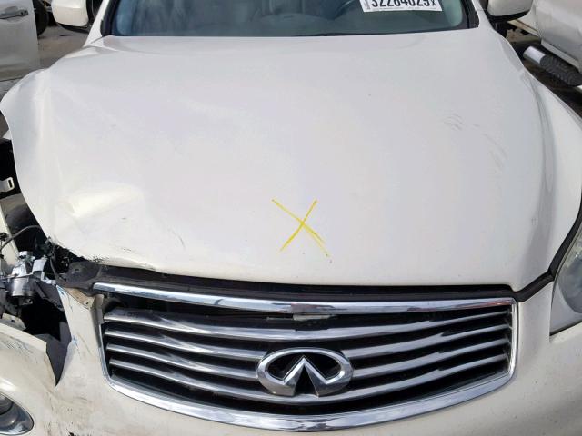 JNKAJ09E48M302037 - 2008 INFINITI EX35 BASE WHITE photo 7